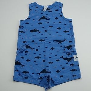 💥3/$10💥 Baby Boy Romper One-piece Whales